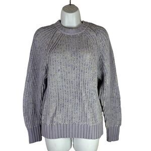 Universal Thread Women's Crewneck Sweater Chunky Knit Lavender Purple Size XS